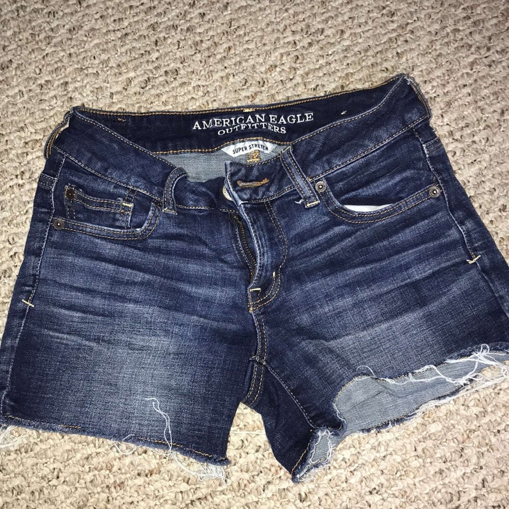 American Eagle Blue Jean Shorts